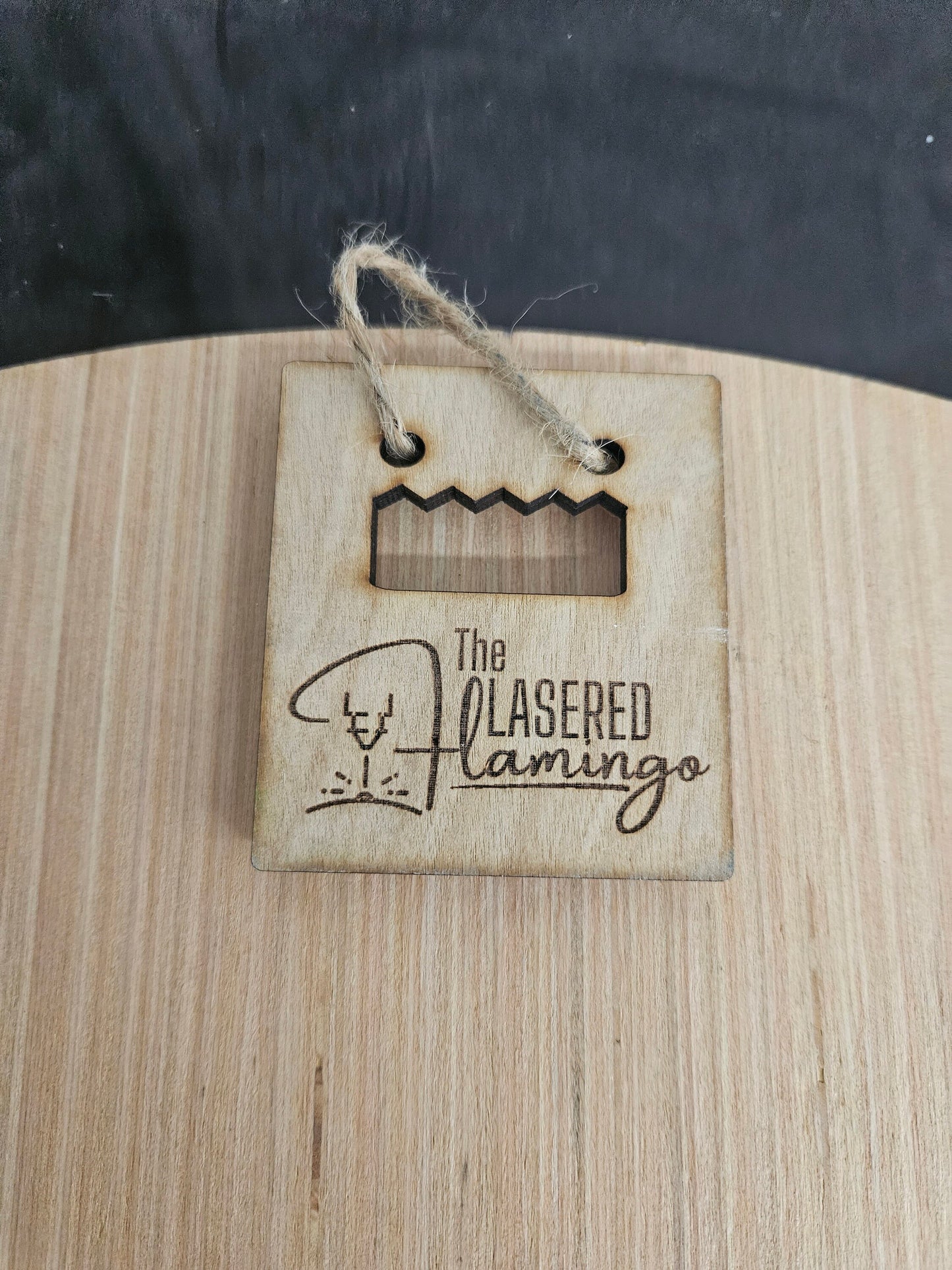 Quilted Wood Door Hanger