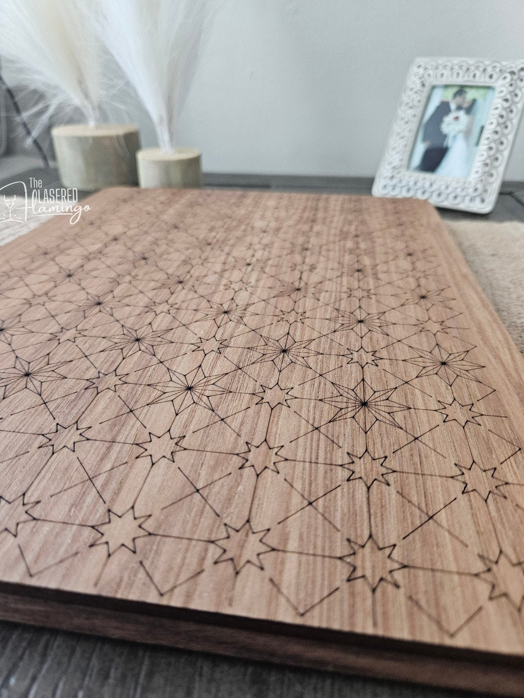 Handmade Heirloom Wood Checkers Board