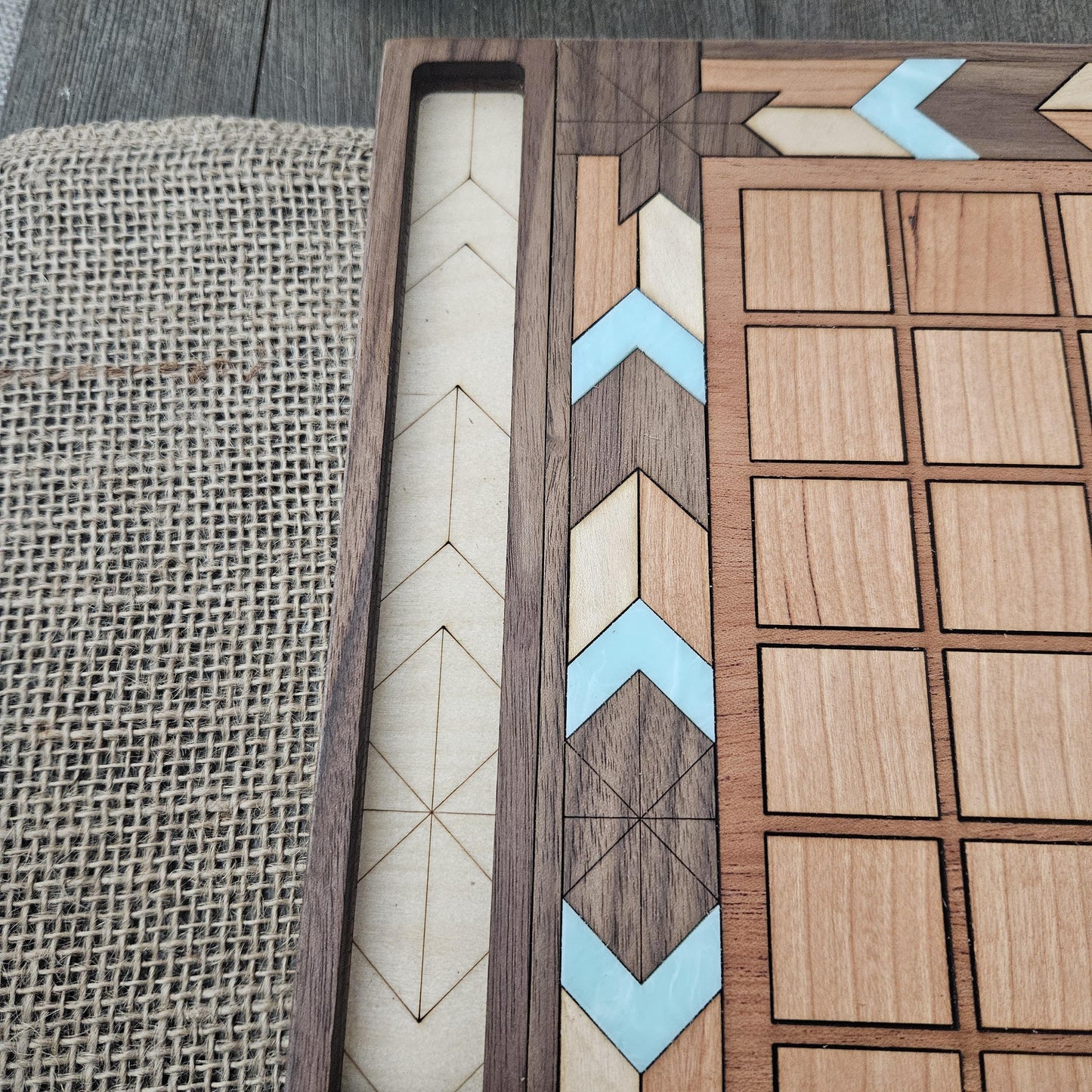 Wooden Reversi Game