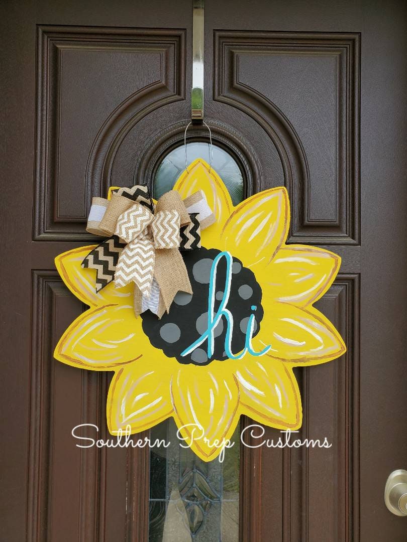 Pineapple/ Sunflower Door Hanger