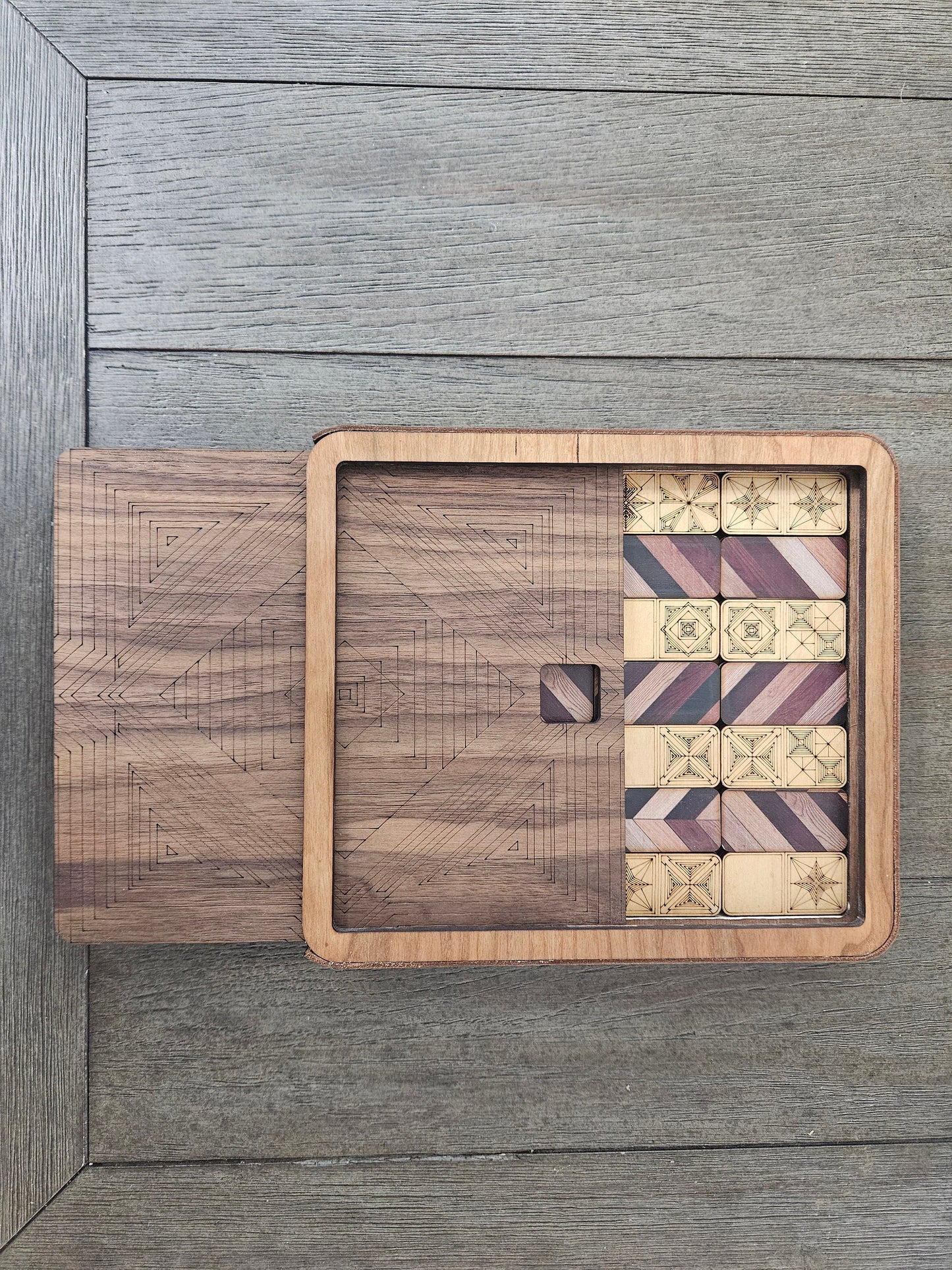 Wooden Dominoes Set