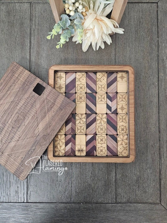 Wooden Dominoes Set