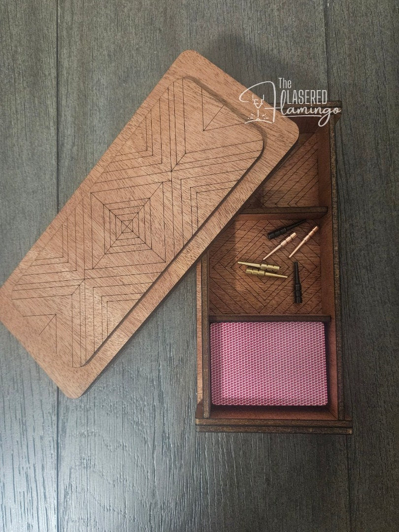 Cribbage Board Game with Storage