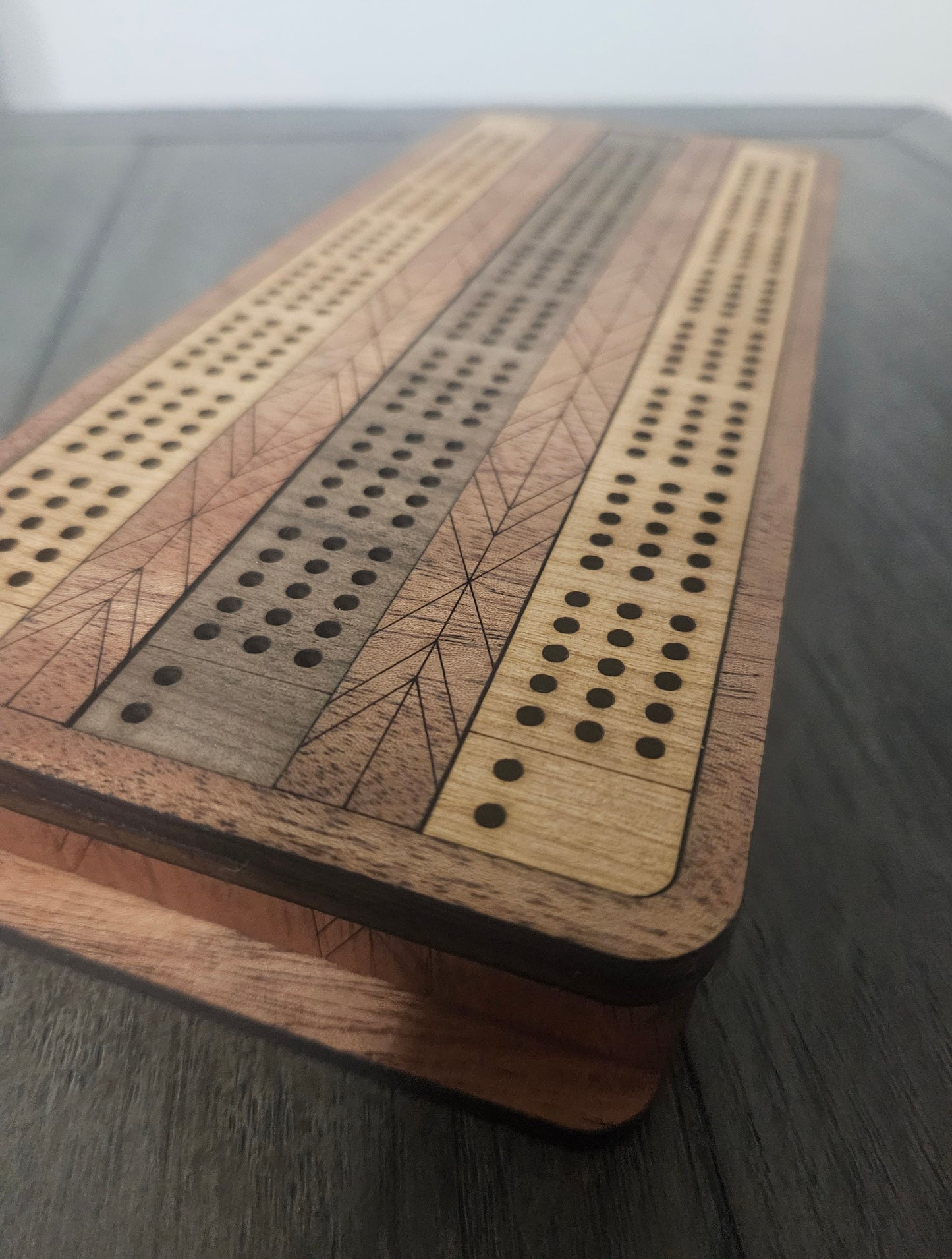 Cribbage Board Game with Storage