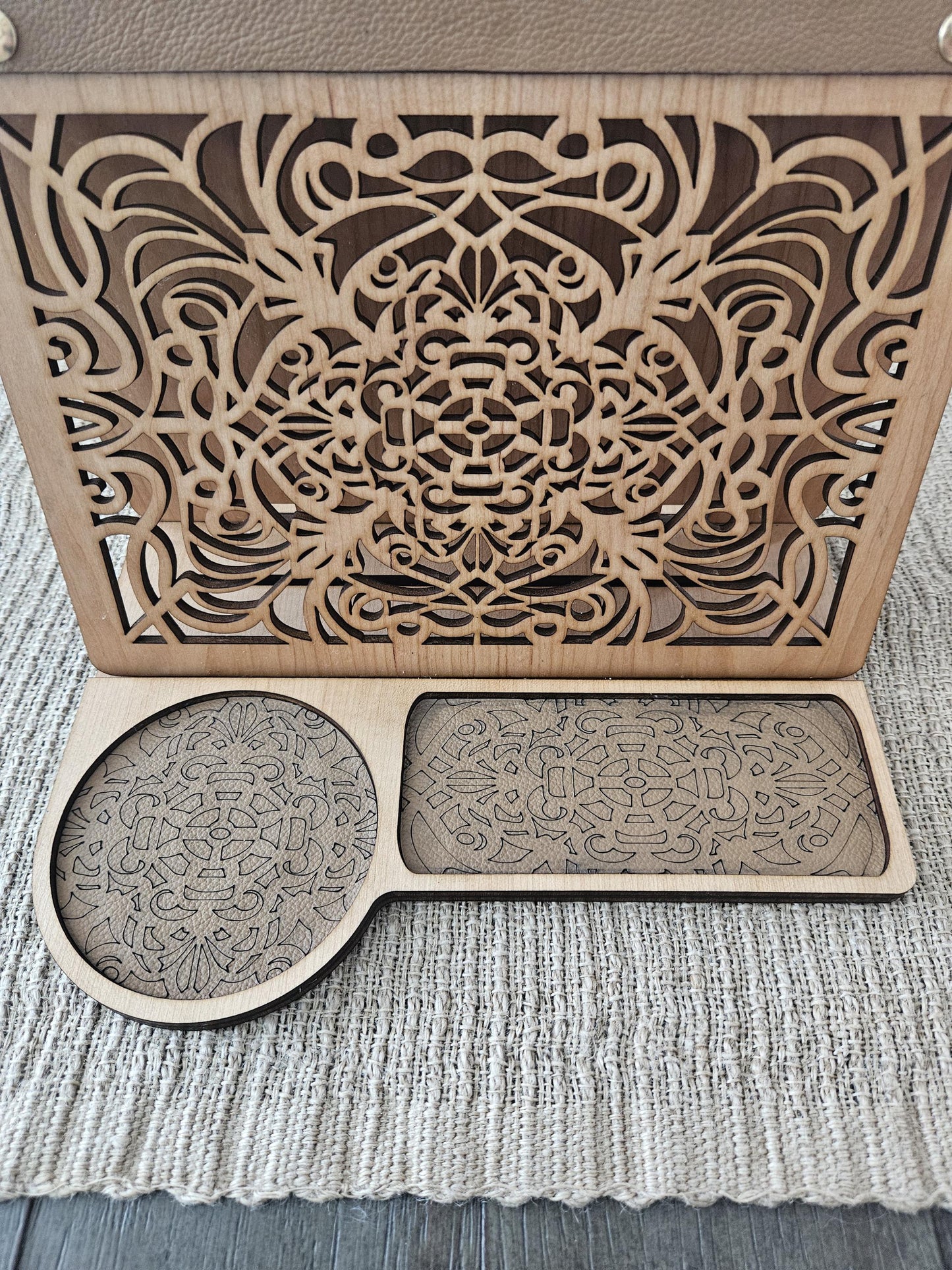Cherry Wooden Book Valet