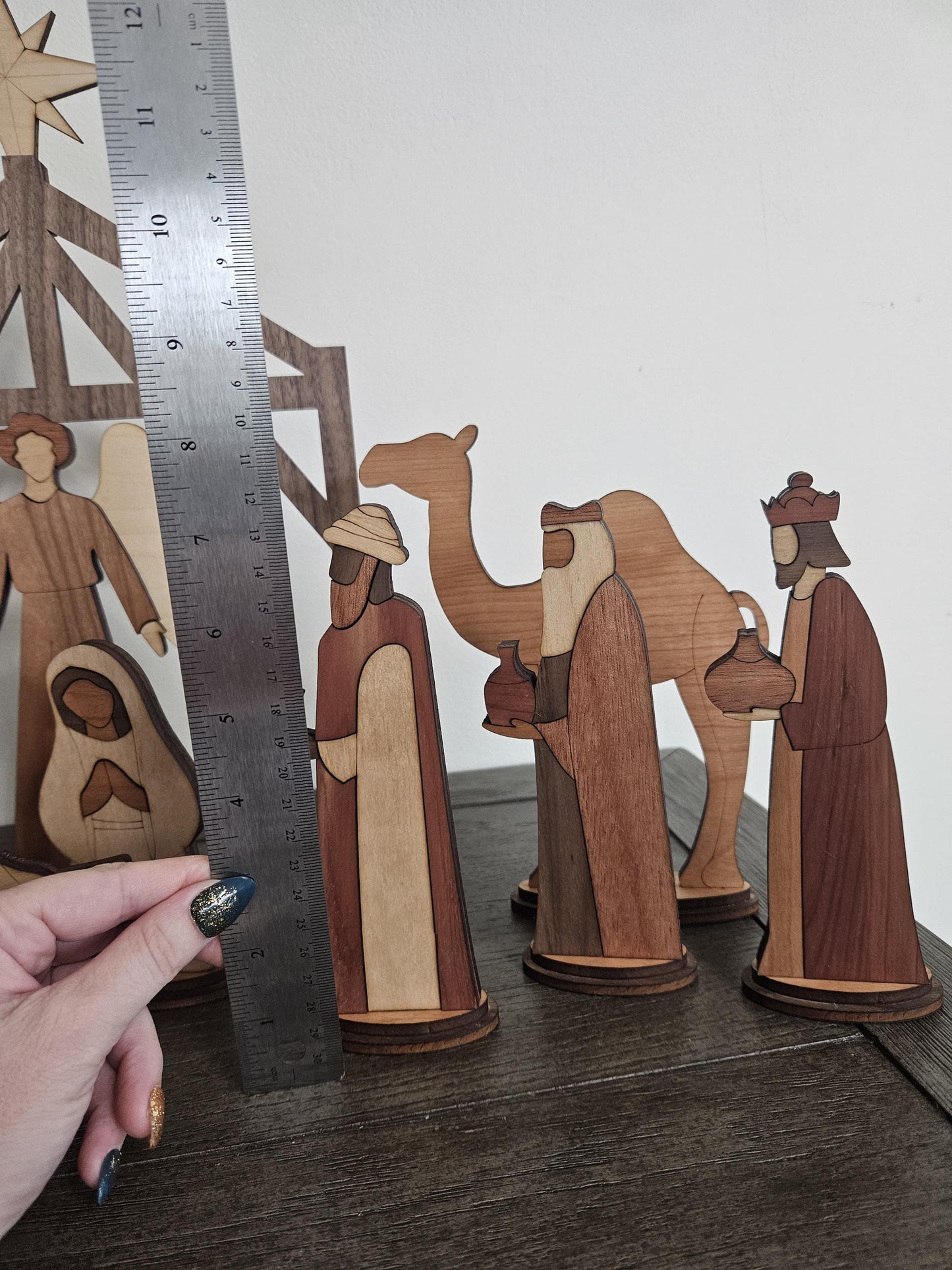 Large Rustic Heirloom Nativity Set