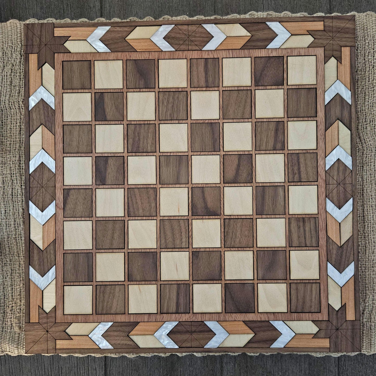 Luxury Handcrafted Wood Chess Set