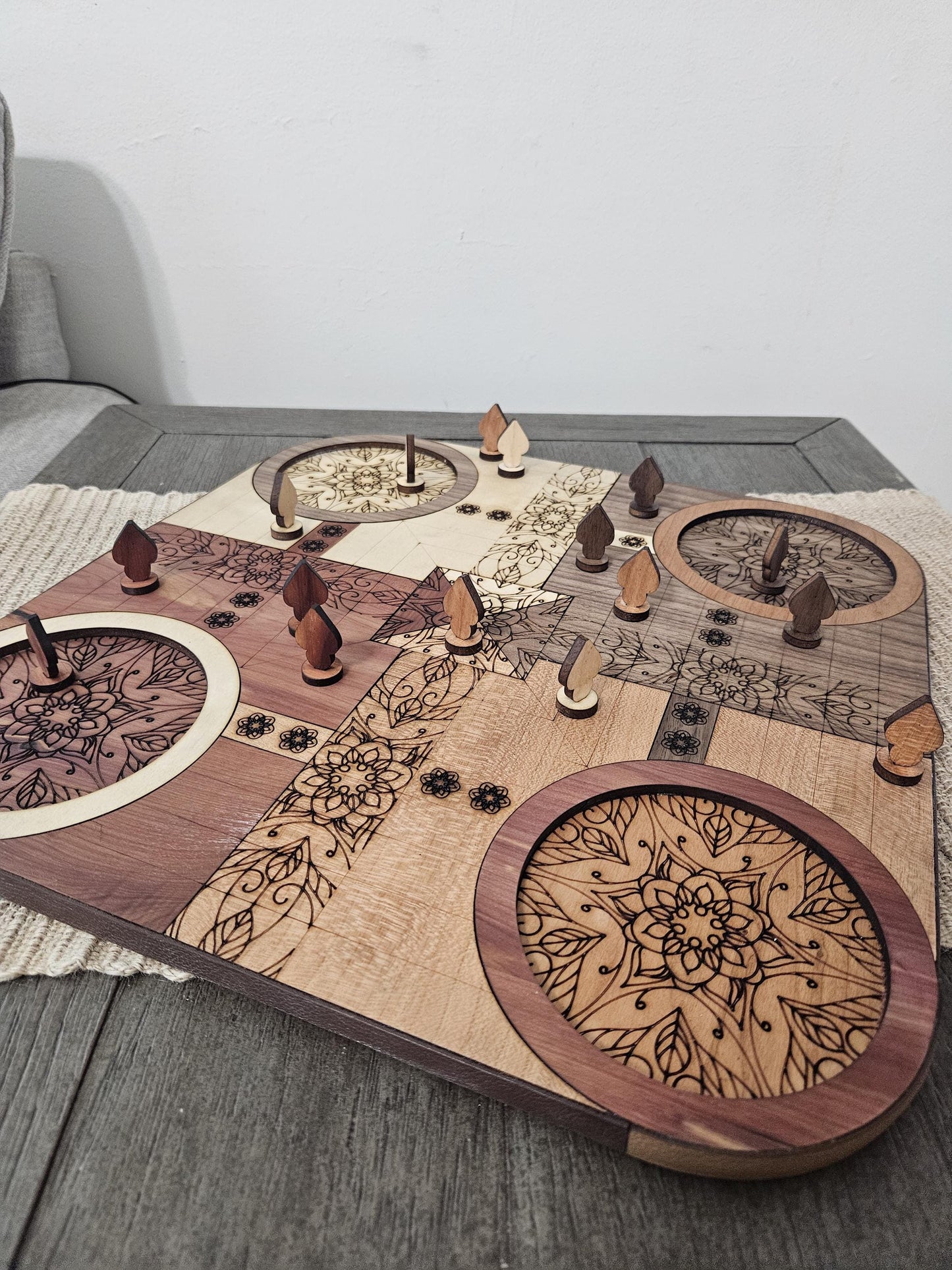 Handcrafted Wooden Pachisi Game