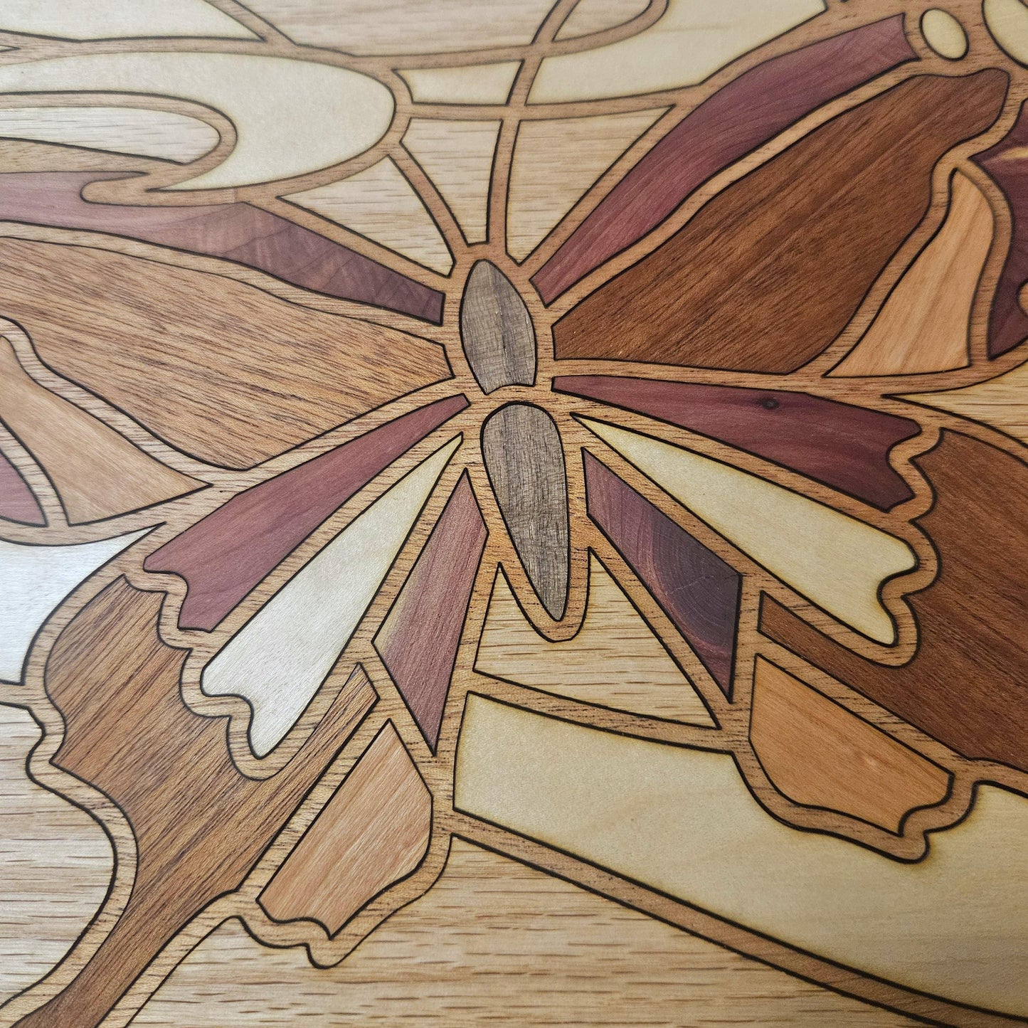 Wooden Butterfly Tablet or Cookbook Stand